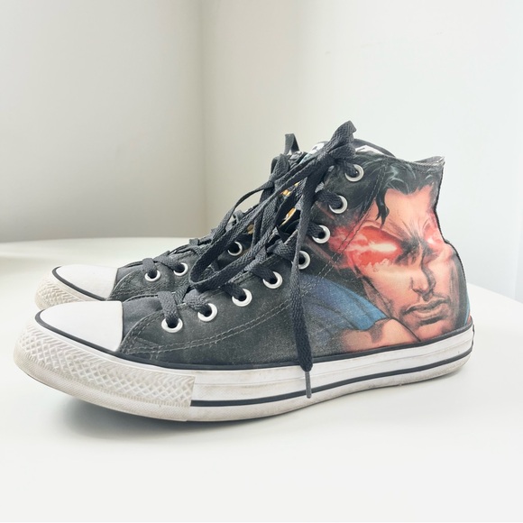 Converse DC Comics Rebirth Superman Hi Tops All Star Unisex Mens 10 Women's 12 - Picture 1 of 7